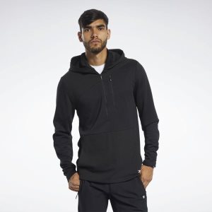 Reebok Training Supply Control Kapuzenpullover Herren - Schwarz - DE 169-WPA